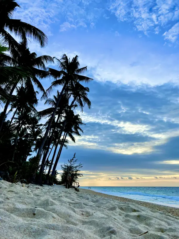 Sunset at Puka Beach, Boracay