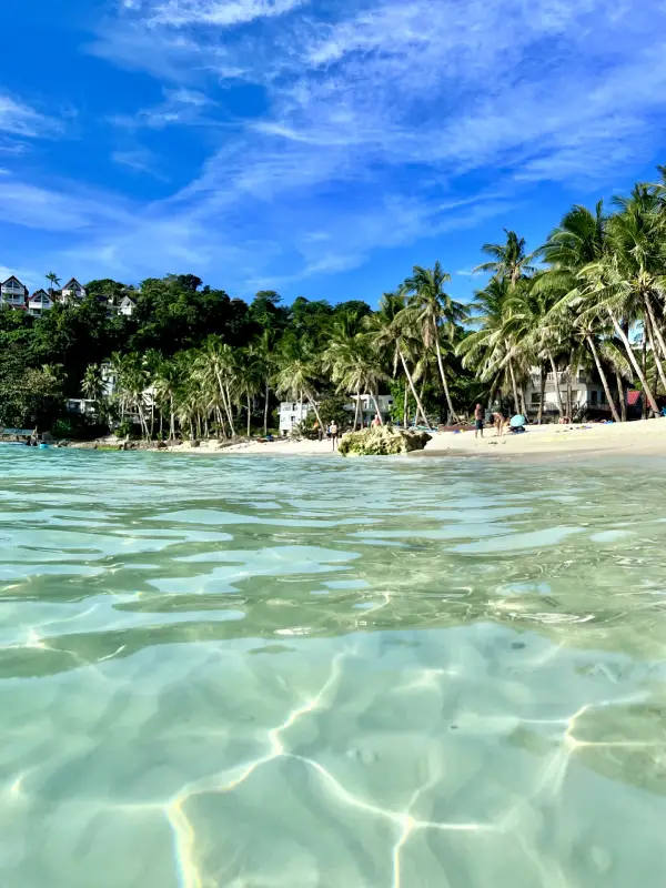 Diniwid beach on Boracay Island, Philippines